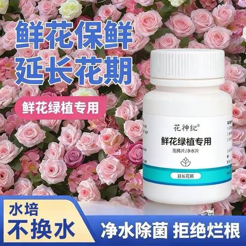 鲜花保鲜消毒片水培植物专用