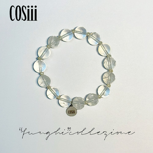 COSiii[雾裹琉璃]天然水晶手串女透明圆珠串珠手链饰品