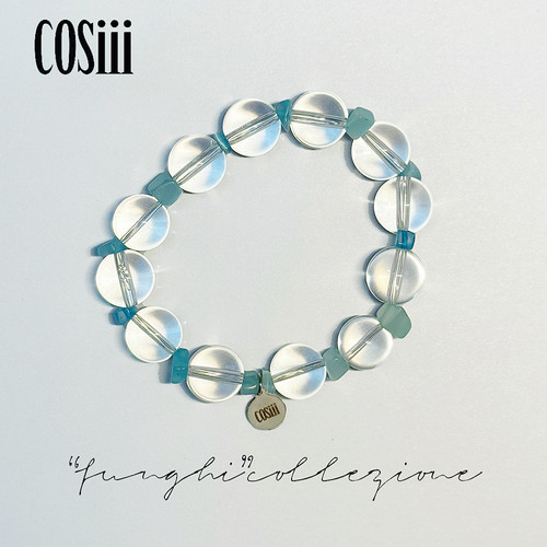 COSiii[薄荷气泡]白水晶手串手链女设计师款宝石手串气质简约