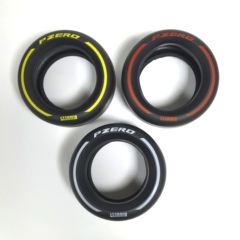 国产积木印刷轮胎 F1车胎 W14赛车轮皮 81.6x44mm光头MOC改装4410