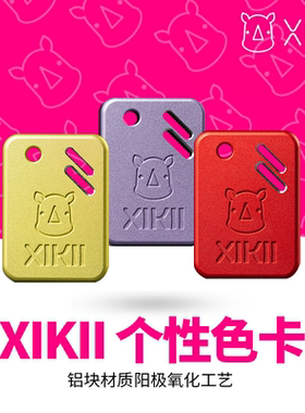 XIKII色卡 阳极氧化 钥匙扣 品牌周边