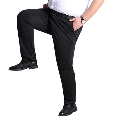 加肥加大码西裤商务休闲裤男弹力