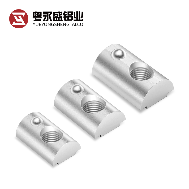 弹性螺母20/30/40/45型欧标工业铝型材配件弹珠螺母M3M4M5M6M8M10