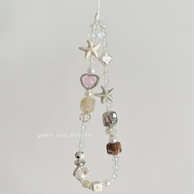 小红书同款原创海岛甜心手机链挂绳ccd挂饰相机串珠挂件钥匙扣,3C数码配件,手机挂件/手机链,淘宝优惠券,粉丝福利购,淘宝优惠卷