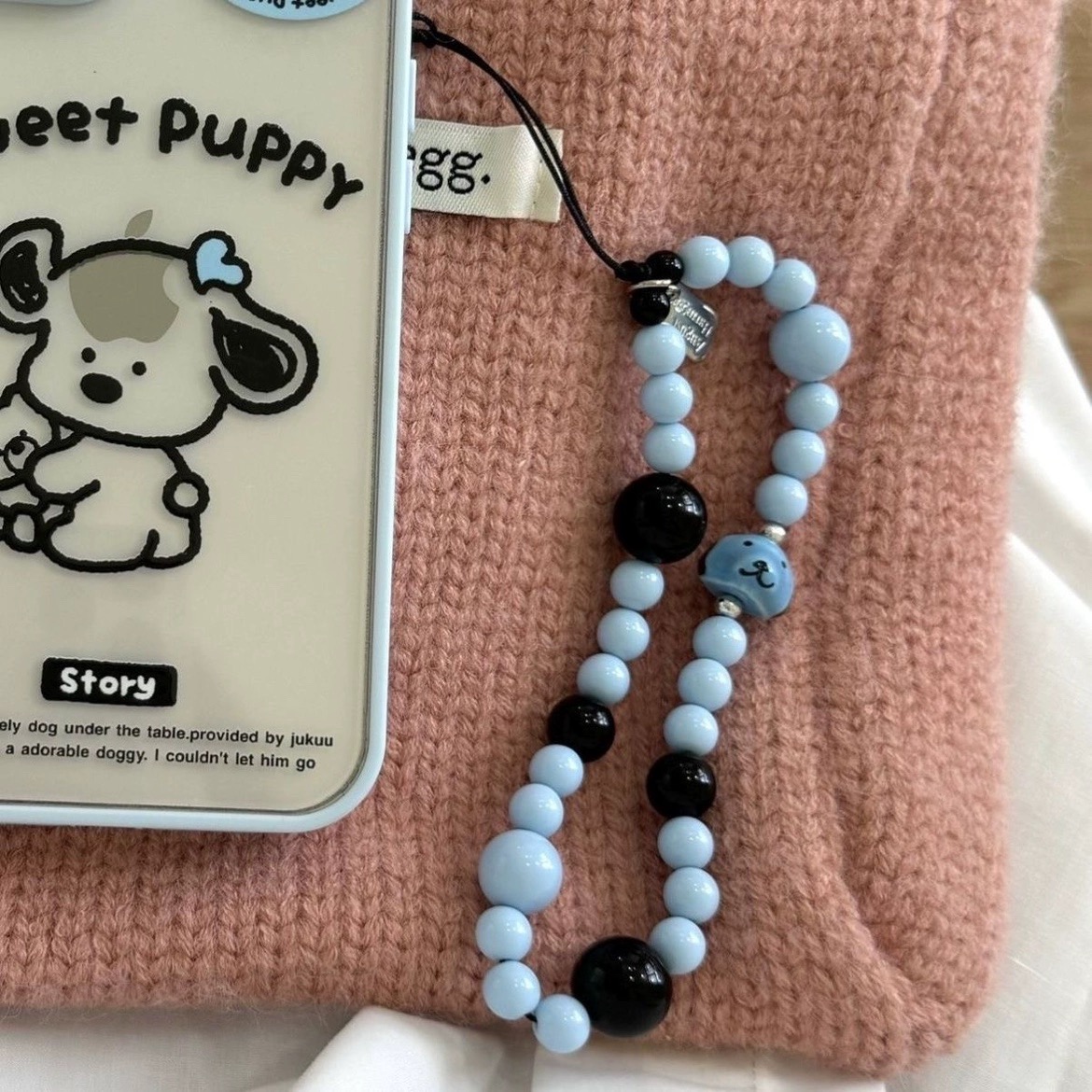 Tomatoes|原创*小狗系列*彩色 串珠ins风手机挂链相机ccd挂绳