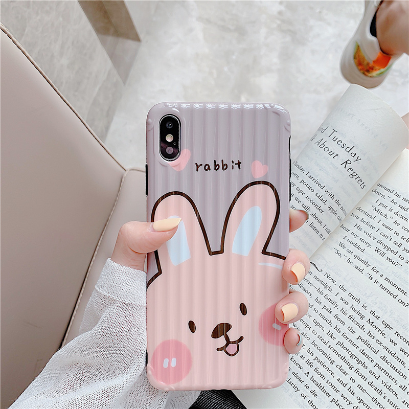 ÈÕº«¿É°®ÍÃ×ÓiphoneXÊÖ»ú¿Çxs maxÐÐÀîÏäÈí¿ÇxrÆ»¹û8plus¿¨Í¨Å®¿î6s/7plus·Àˤ±£»¤Ì×8x´´Òâ¸öÐÔ³±