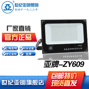 上海世纪亚明LED投光灯IP65防水亚牌ZY609射灯20W50W100W150W200W