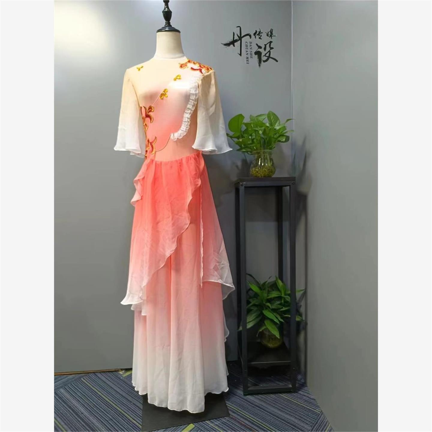 古典舞演出服女飘逸中国风2022新款十八焕蝶舞蹈服装仙气汉唐套装
