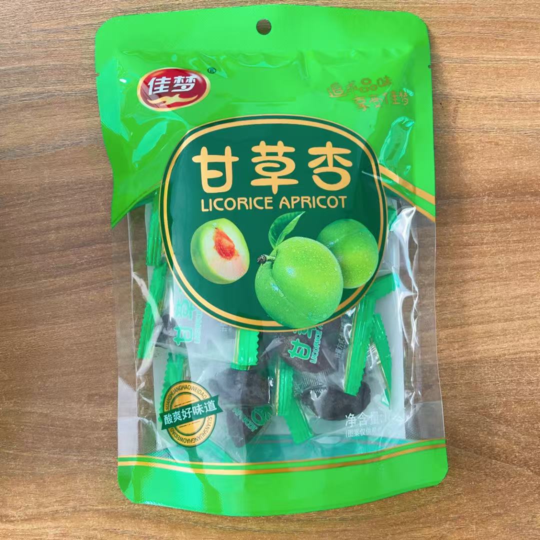 佳梦甘草杏160克酸爽好味道