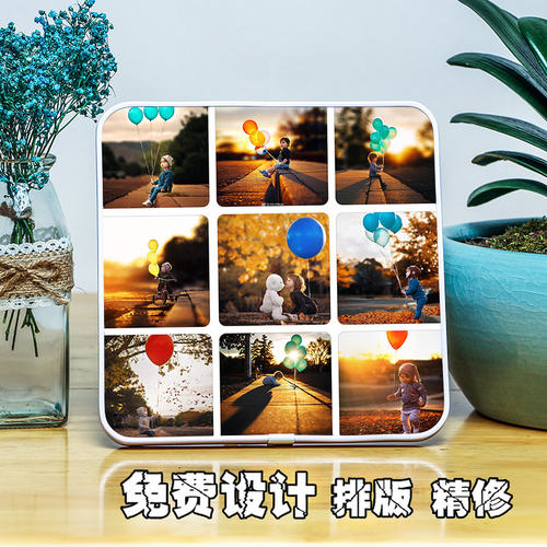 九宫格定制拉米娜包邮修图相框