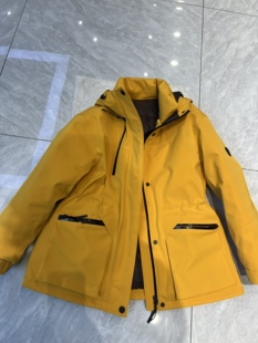 连帽冲锋衣羽绒服外套 时尚 欧洲站2025冬季 新款