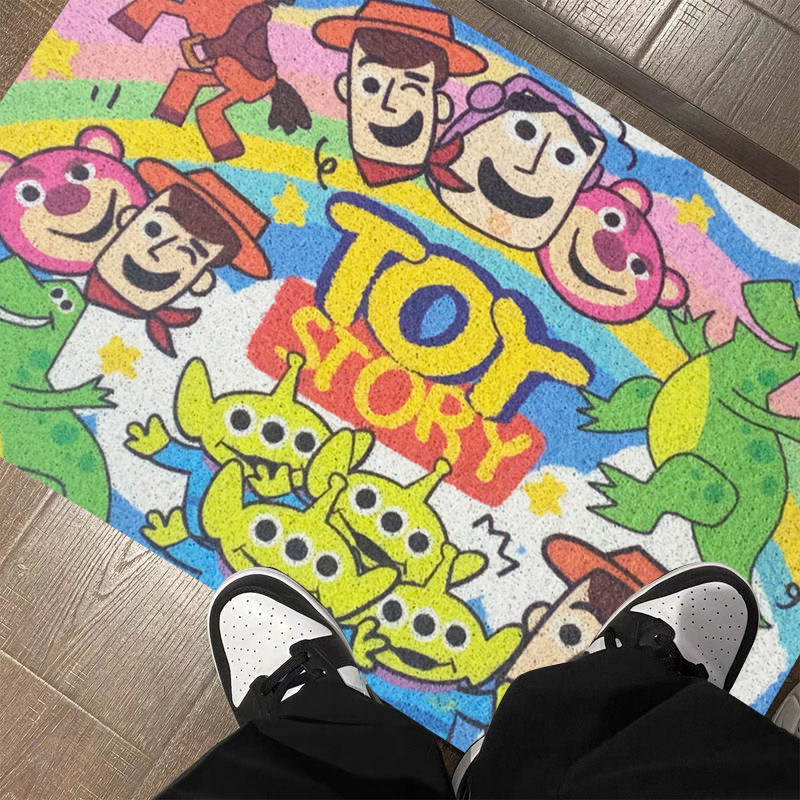 卡通门口地垫可裁剪pvc门垫入户防滑脚垫家用宿舍出租屋定制地毯,居家布艺,入户地垫,淘宝优惠券,粉丝福利购,淘宝优惠卷