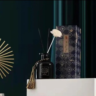 正品 克隆汀植物无火栀子花香薰摆件干花条挥发精油房间卫生间香薰