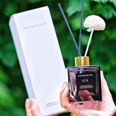 正品 UTA尤她栀子花香薰摆件房间卫生间持久留香干花无火香薰精油