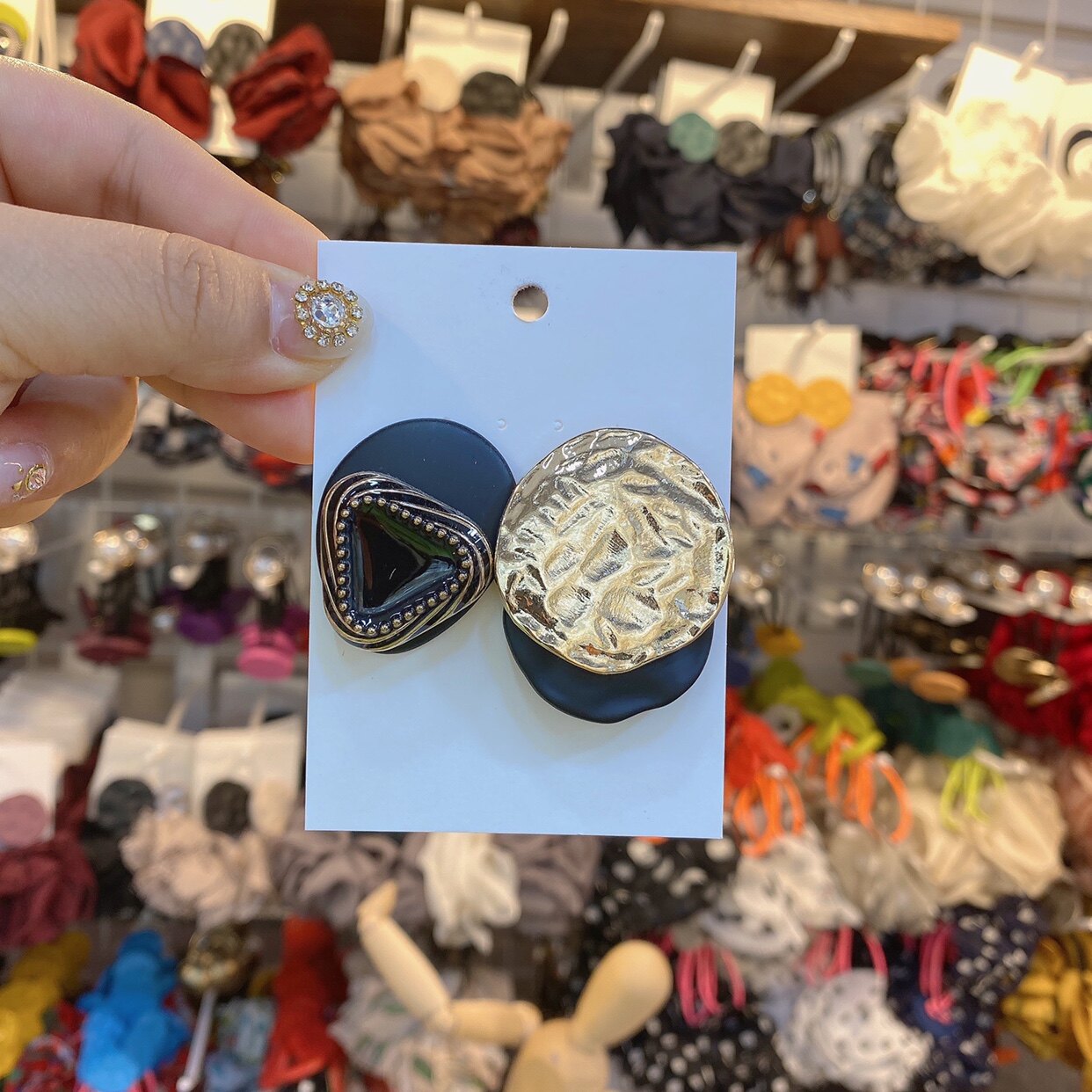 东国门新款高级感个性东大门耳环