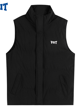 沃特秋冬款中青年男士马夹羽绒棉马甲男轻薄背心坎肩加肥大码外套