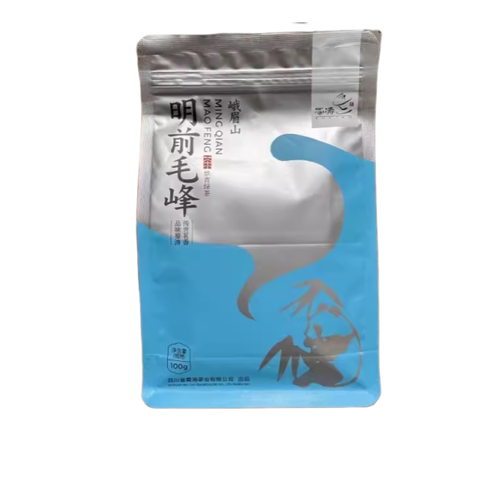 新茶四川峨眉山明前毛峰蜀涛明前浓香型毛峰袋装散装100g烘青绿茶