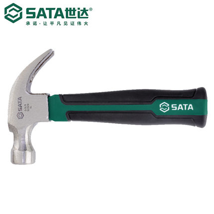 Sata/世达五金工具敲击玻璃纤维短柄羊角锤0.5磅92309锤子