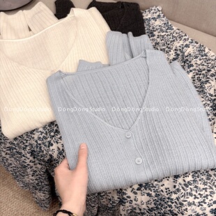 衣长52胸围106 人手一件～ 55203 女新款 针织衫 实用主义 长袖