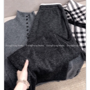 加厚！超显瘦【瘦瘦裤】秋冬加厚裤子松紧腰宽松百搭休闲阔腿长裤