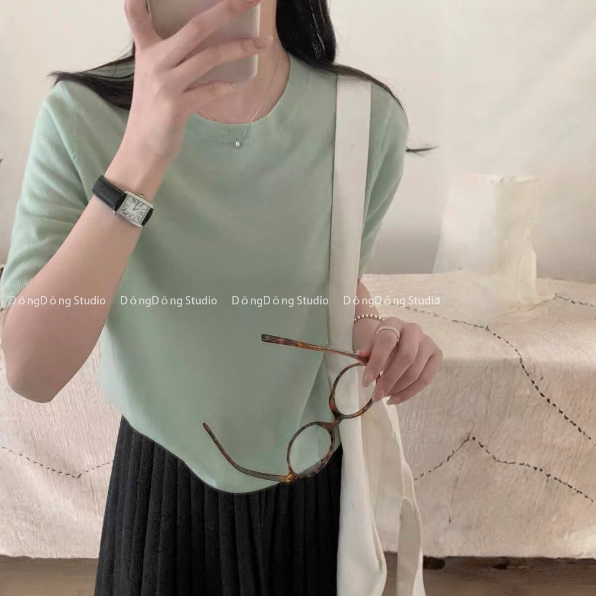 /无缝糖果/穿搭！2026新款纯色打底T恤【衣长59胸围102】3301