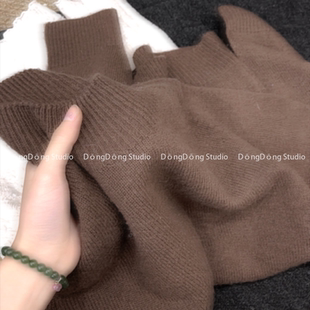 毛衣打底衫 纯色套头宽松长袖 9902 全毛半高领2号 人手三条