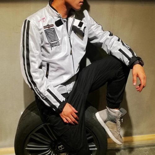 复古摩托车骑行服夏季防雨透气