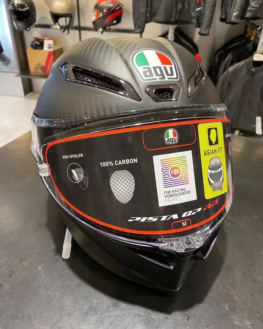 AGV Pista GP RR全碳纤维 意大利产亮黑磨砂黑头盔各款