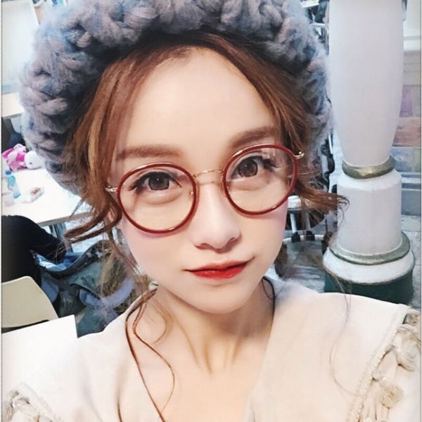 文艺学院风近视眼镜男女学生萌妹子防蓝光眼镜可配有度数眼镜架
