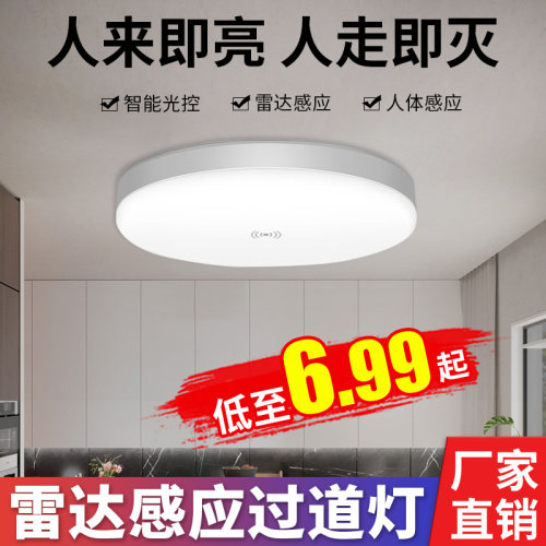 led感应吸顶灯声控楼道家用入户