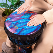 非洲鼓专业大人手拍鼓10寸12寸云南丽江手鼓幼儿园学生儿童小手鼓