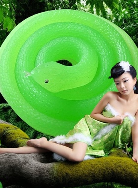 软胶仿真白蛇传白娘子道具小青蛇白色绿色儿童玩具蛇假蛇动物模型