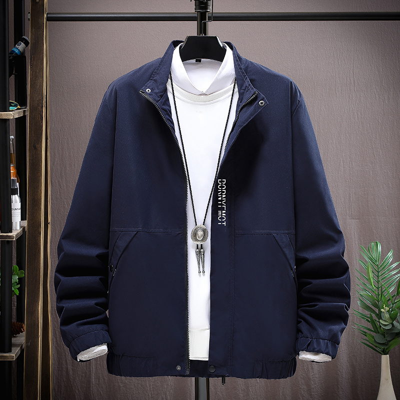 Men's autumn stand collar jacket Korean Trend versatile Baseball Jacket