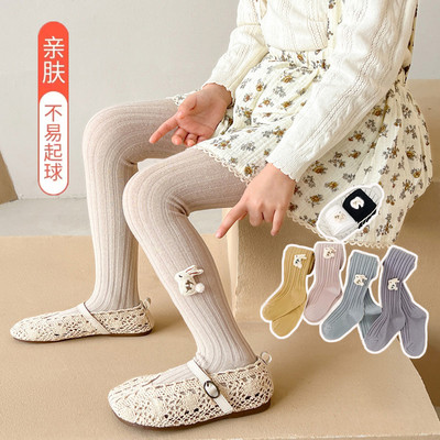 女童连裤袜春秋季新品儿薄