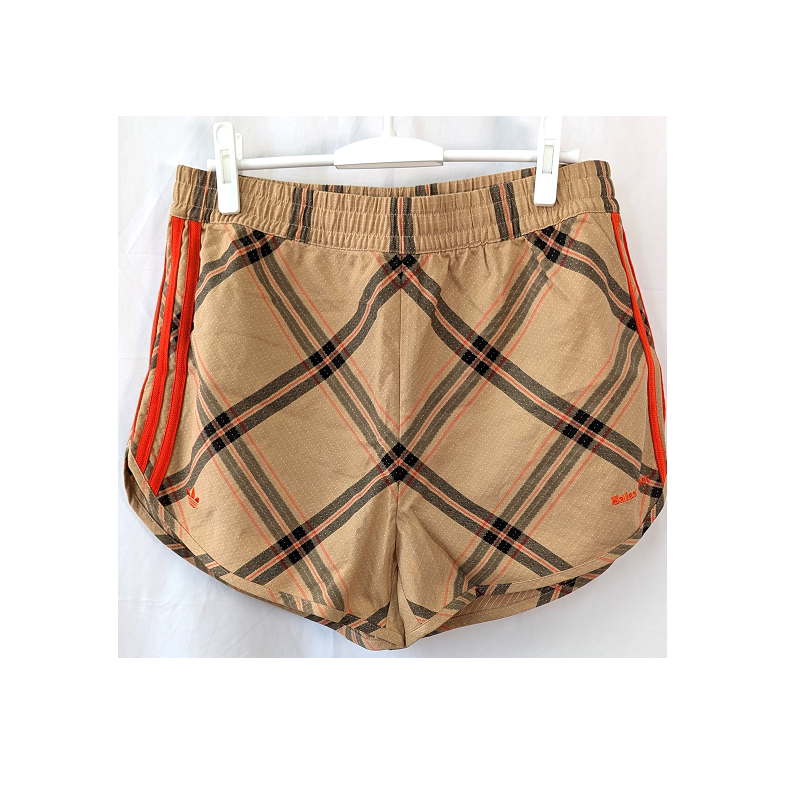 正品 联名 Wales Bonner x adidas Checked 男女格子短裤 IW3599