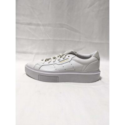 三叶草 adidas SLEEK SUPER 女子松糕底休闲鞋 EF8858 存放有脏迹
