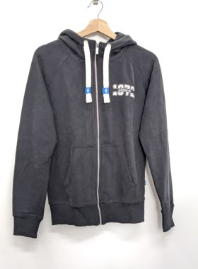 adidas Essentials Zip Hoddie 女子秋冬连帽休闲宽松外套 S19603
