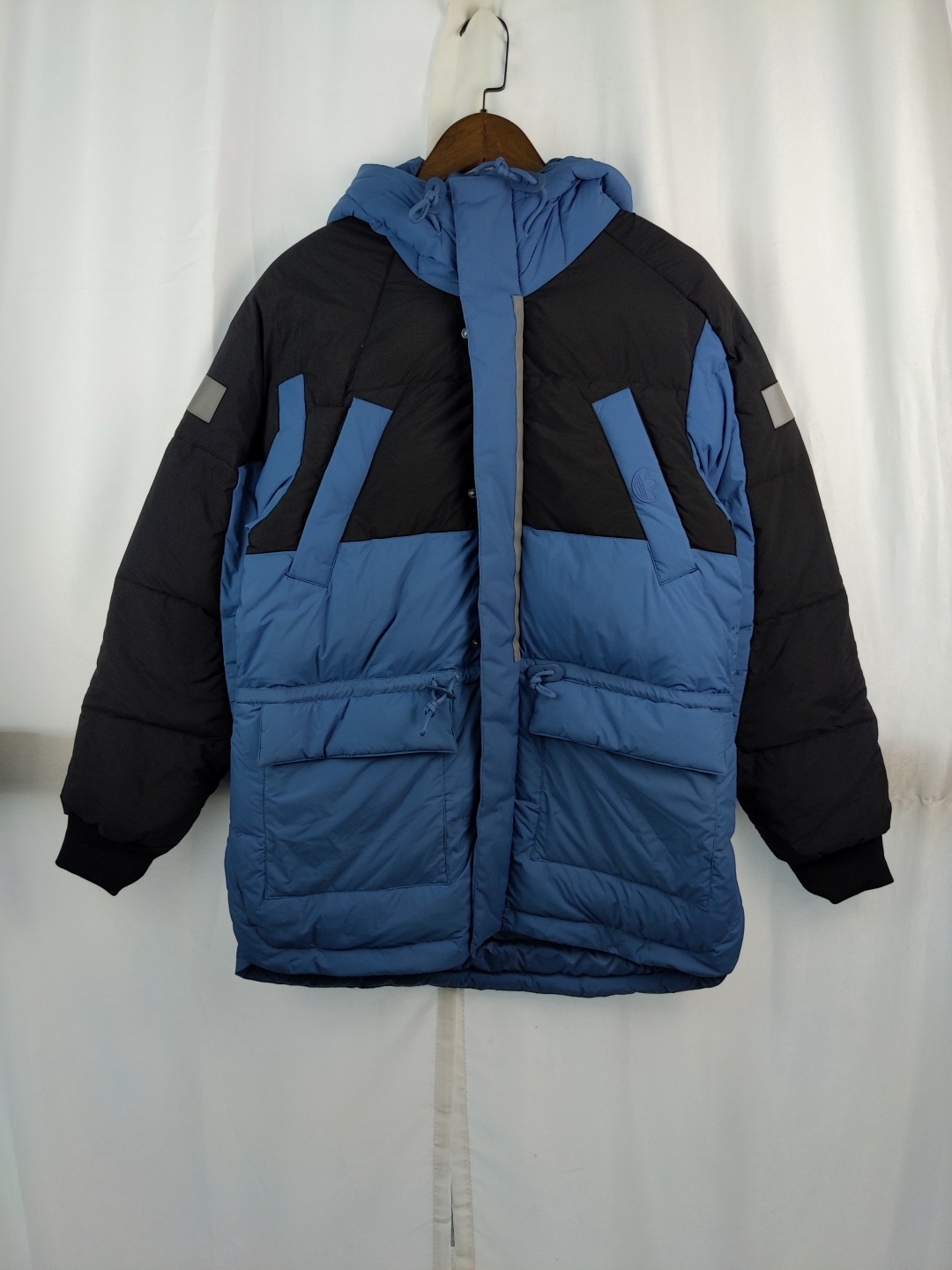 Adidas 阿迪达斯 三叶草男款运动休闲时尚保暖中长羽绒服 HL6745.