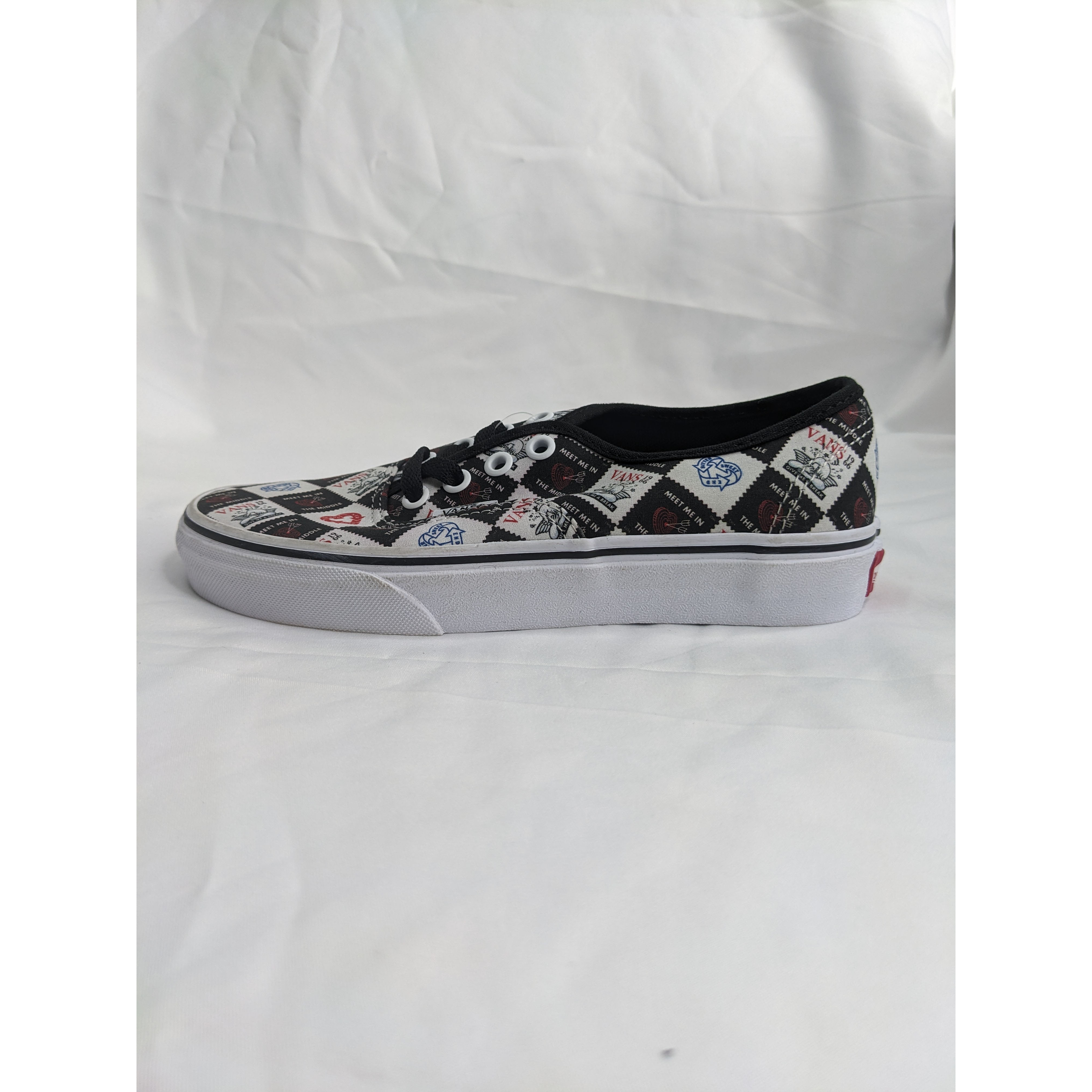 正品 酷动城 VANS AUTHENTIC 女棋盘格滑板鞋休闲鞋VN0A5KRDB0A.