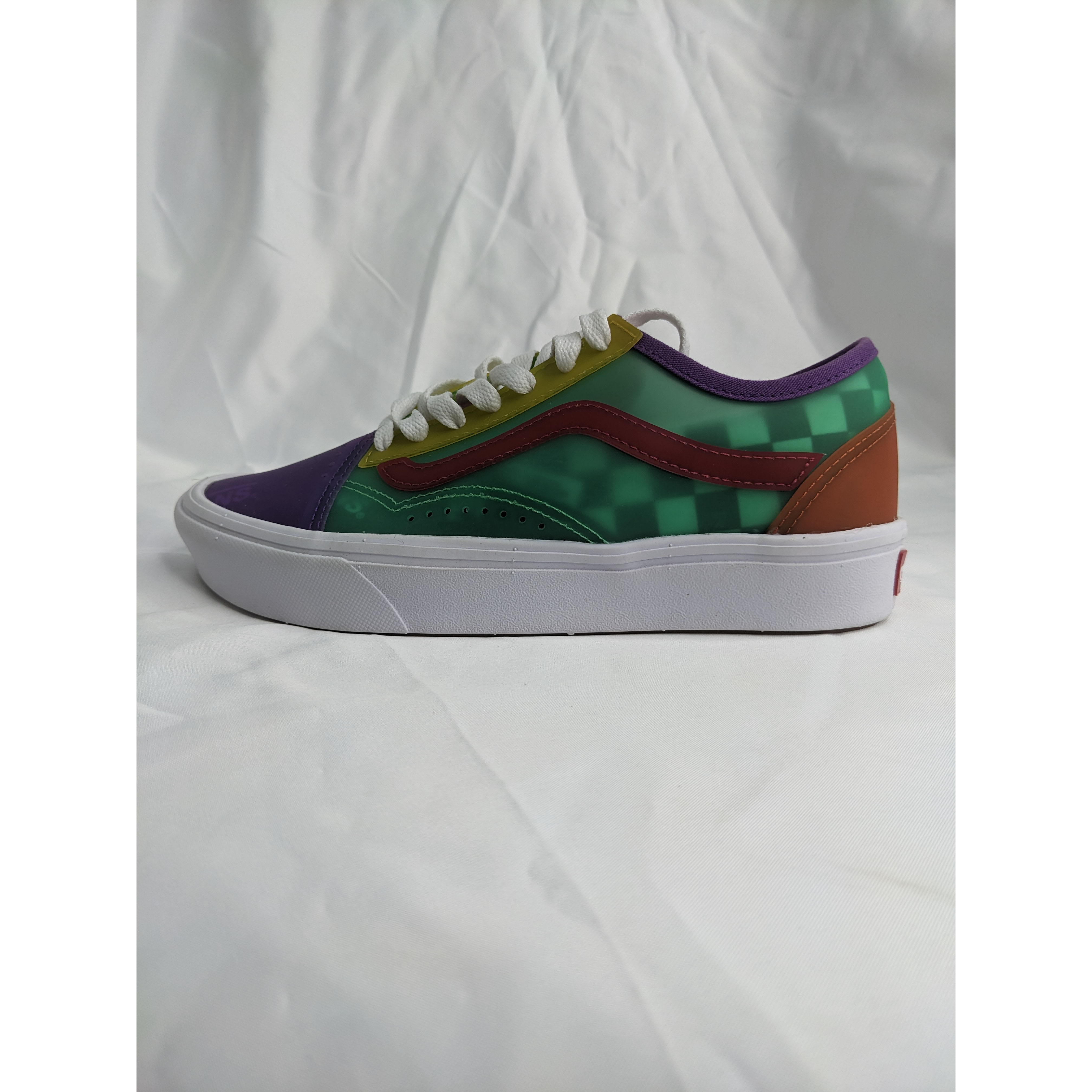 VANS COMFYCUSH SLIP-SKOOL DEEP 女花卉复古休闲鞋 VN0A4P3E2R8