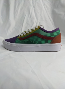 VANS COMFYCUSH SLIP-SKOOL DEEP 女花卉复古休闲鞋 VN0A4P3E2R8