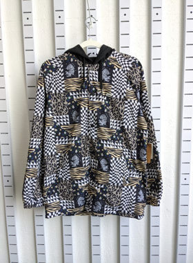 Vans All Over Print Casual Hooded 男子风衣夹克 VN0A7Q1CYAK