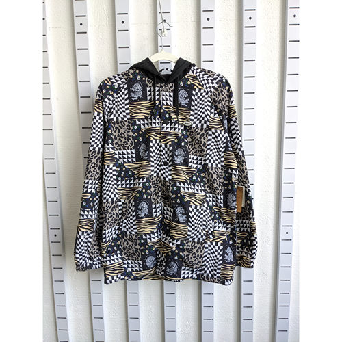 Vans All Over Print Casual Hooded 男子风衣夹克 VN0A7Q1CYAK