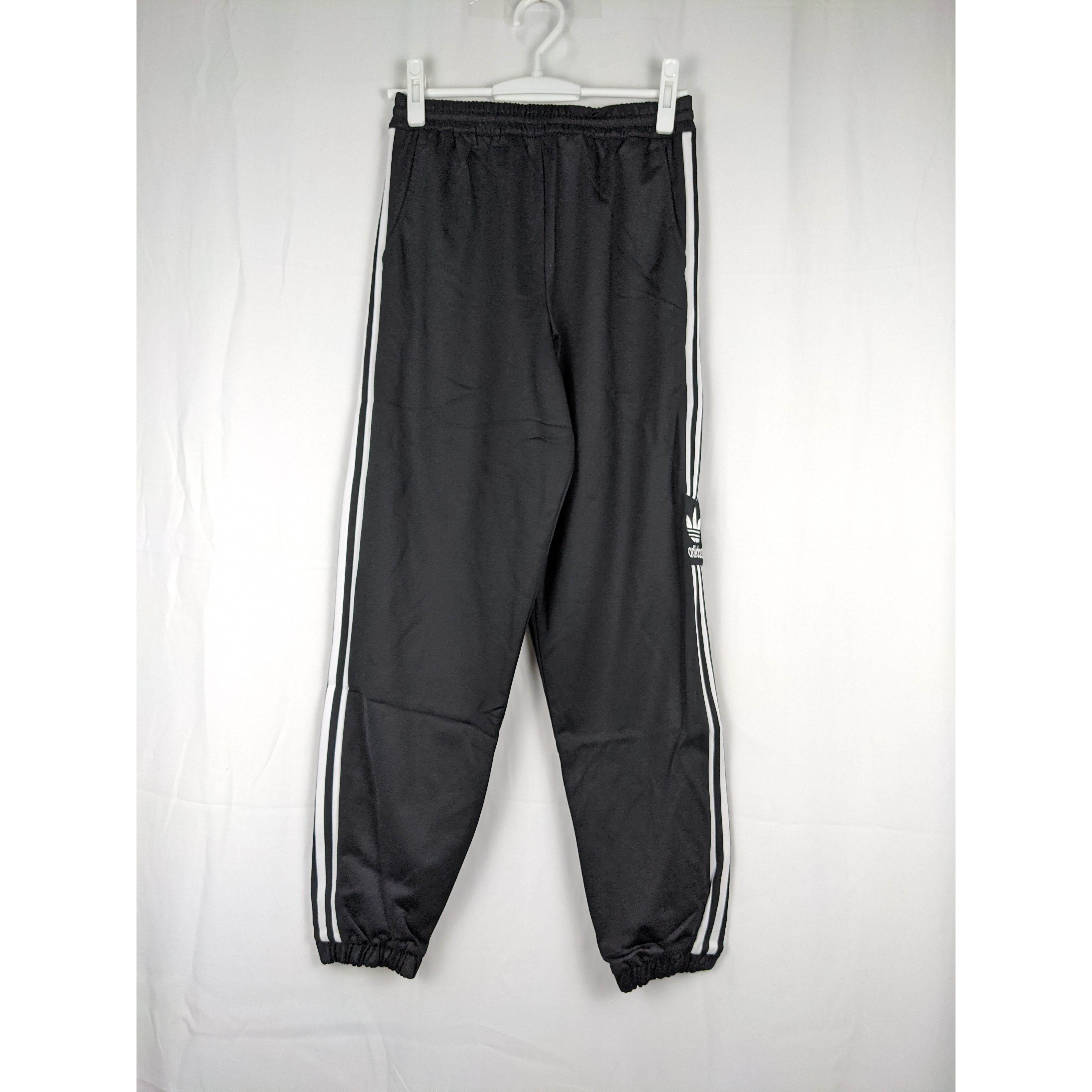 三叶草 ADIDAS ORIGINALS TRACK PANTS 女子休闲長褲黑色 DU8188