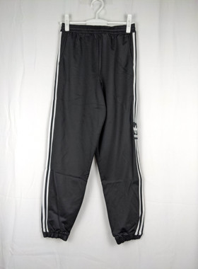 三叶草 ADIDAS ORIGINALS TRACK PANTS 女子休闲長褲黑色 DU8188