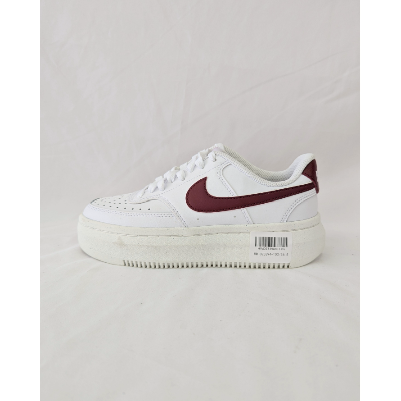 正品 耐克 NIKE COURT VISION ALTA 女子 复古松糕底 增高休闲鞋