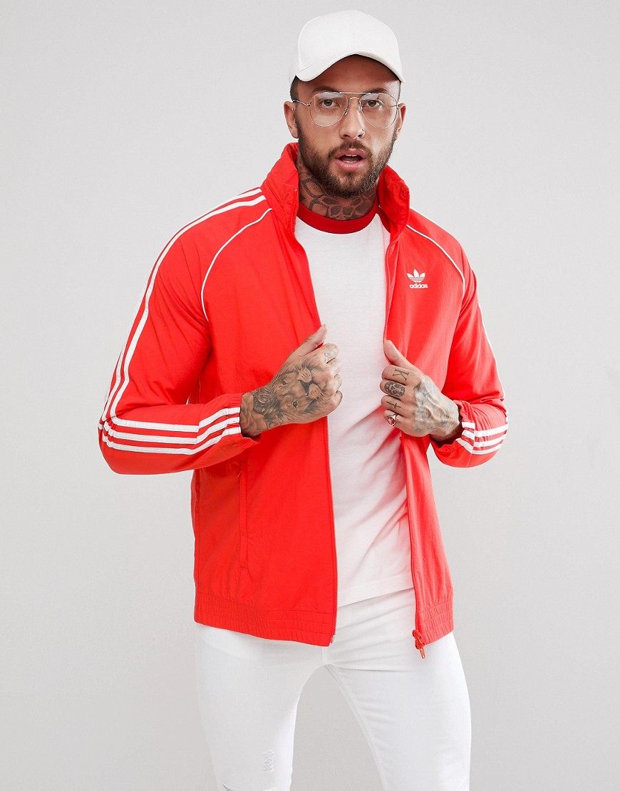 adidas SST Windbreaker 三叶草男子防风夹克运动休闲外套 CW1310