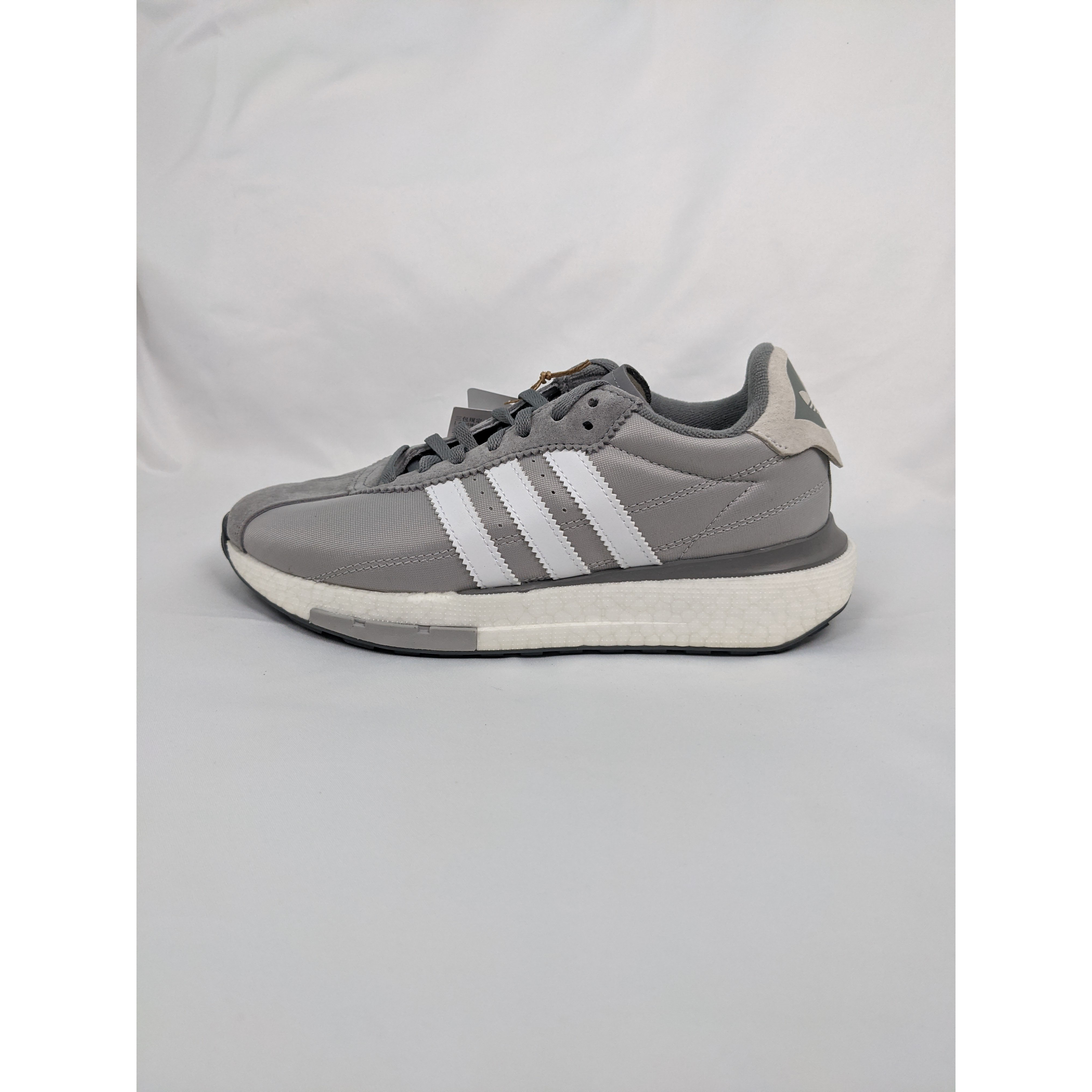 正品 三叶草 adidas Country XLG Boost 女子 侦探灰 复古休闲鞋