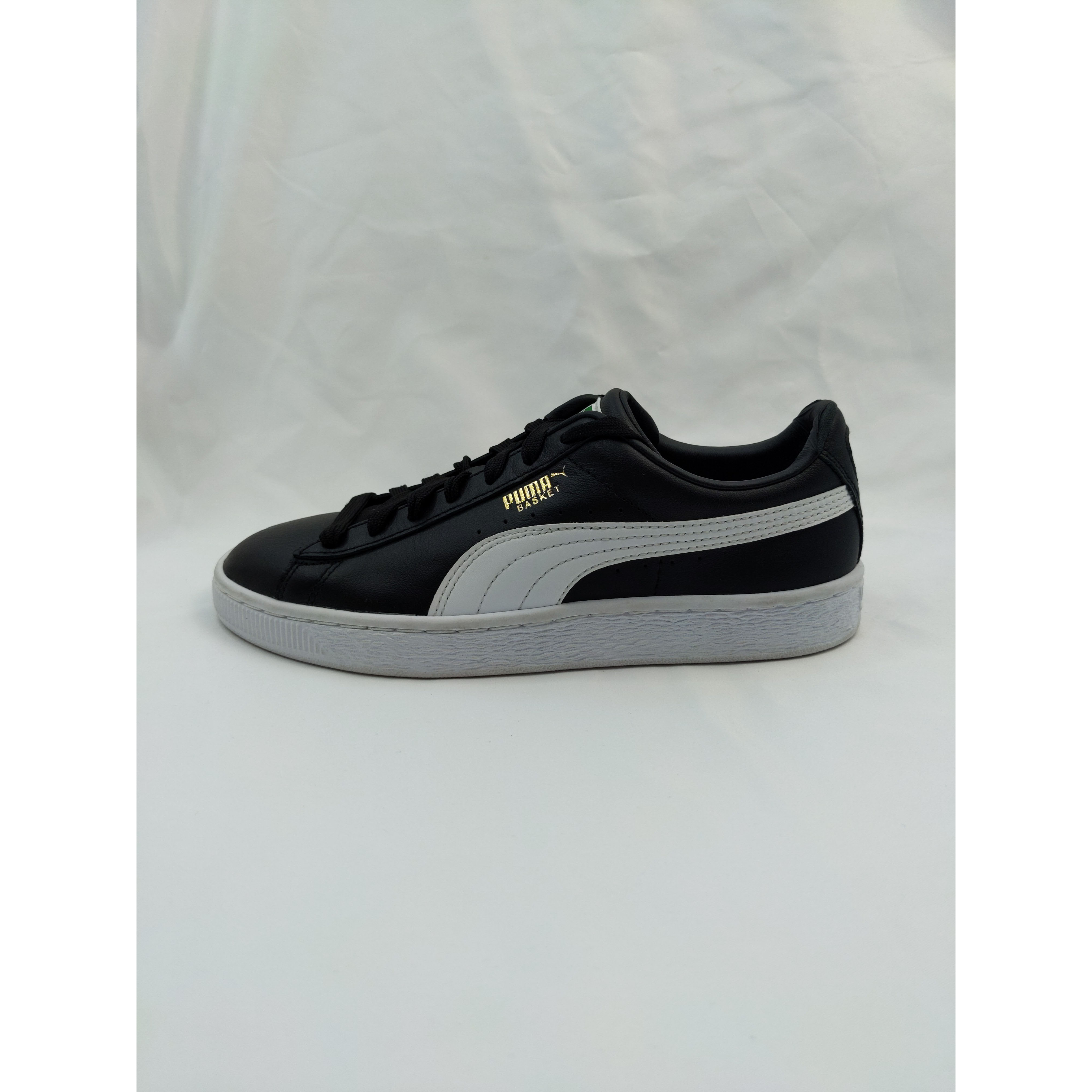 彪马 PUMA Basket Classic 21 女子黑武士德训鞋休闲鞋 374923-04
