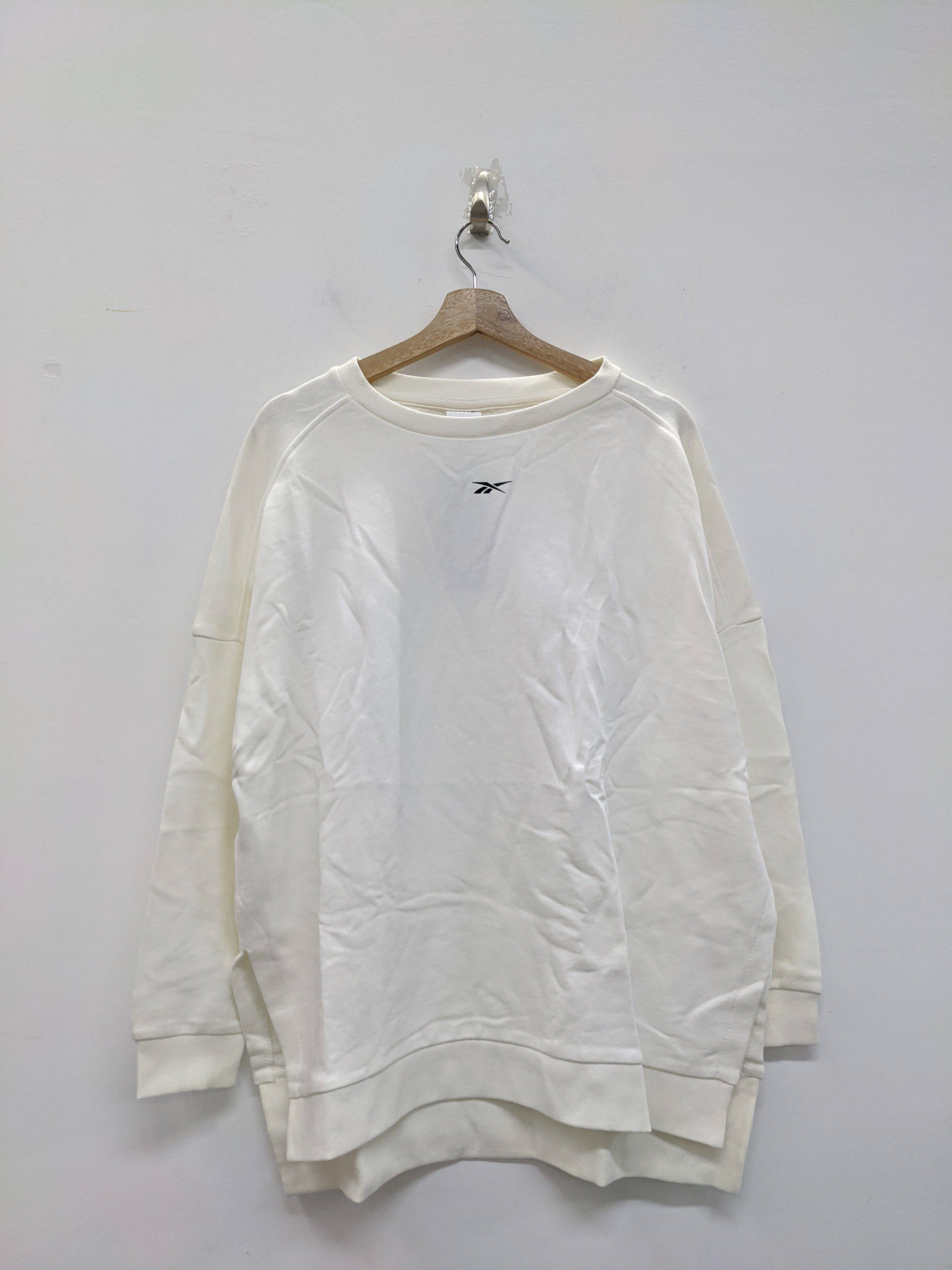 莱美 Reebok LM Oversized Crew 锐步女子长袖T恤套头衫 GJ6220